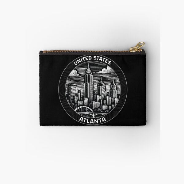 Item preview, Atlanta USA Linocut Style  designed and sold by Thistle-TShop.