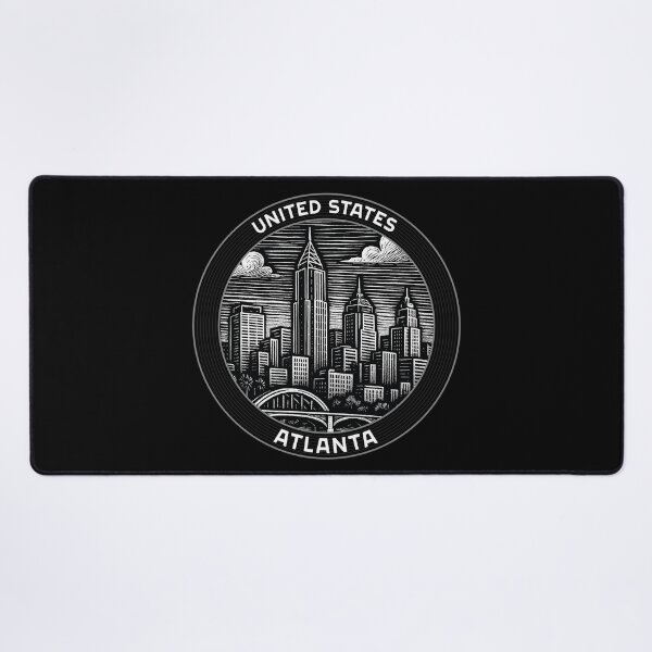 Item preview, Atlanta USA Linocut Style designed and sold by Thistle-TShop.