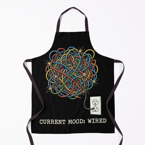 Item preview, Current Mood Wired Electrician T-Shirt designed and sold by SayIt-Wear.