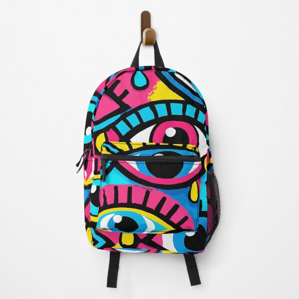 Item preview, Maximalist Crying Eye Pattern - Vibrant Hand Drawn Pop Art Abstract designed and sold by Far Out Goods.