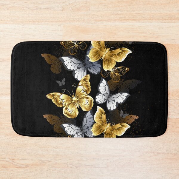 Item preview, Vertical composition of golden butterflies designed and sold by Blackmoon9.