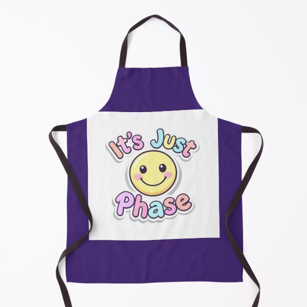 Item preview, It's Just a Phase Cute Smiley Gen Z Aesthetic Minimal T-Shirt Design designed and sold by 1TruthMatrix.