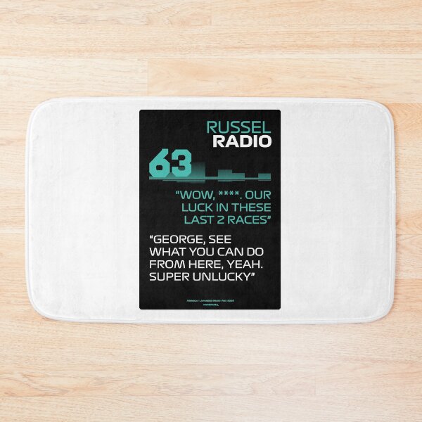 Item preview, Our luck in these last 2 races - #GR63 F1 Team Radio designed and sold by Heybratan.