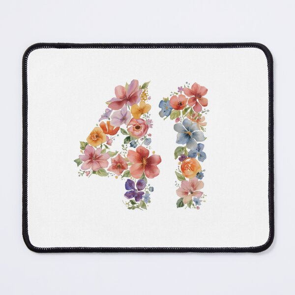 Item preview, 41st birthday flowers  watercolor. designed and sold by uunaa.