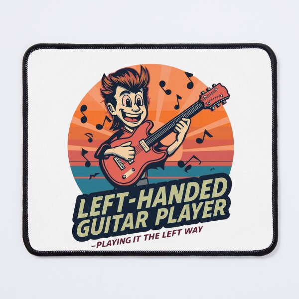 Item preview, Left Handed Guitar Player – Southpaw Strings Club designed and sold by KapiPrint.