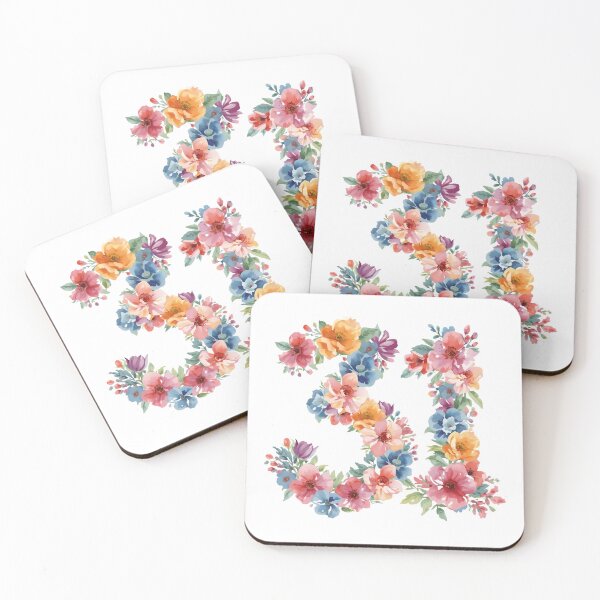 Item preview, 31st birthday flowers  watercolor. designed and sold by uunaa.