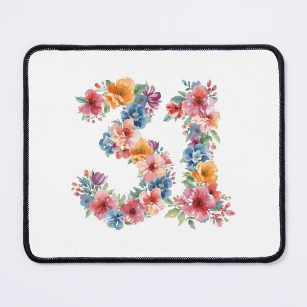 Item preview, 31st birthday flowers watercolor. designed and sold by uunaa.