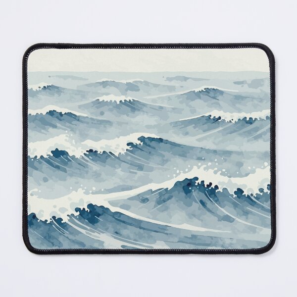 Item preview, Calming Watercolor Ocean Waves designed and sold by RidaSalArt.