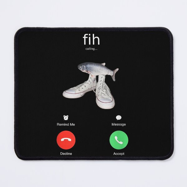 Item preview, Fih Calling Remind me Message Decline Accept Phone Call Fish designed and sold by Alluka Brand.