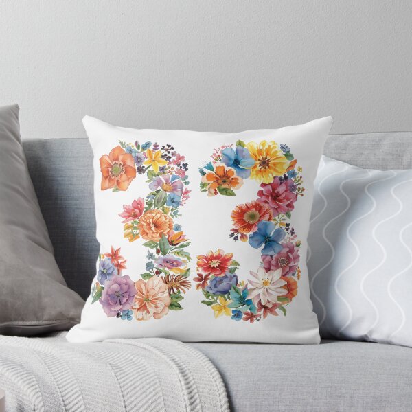 Item preview, 33rd birthday flowers  watercolor. designed and sold by uunaa.