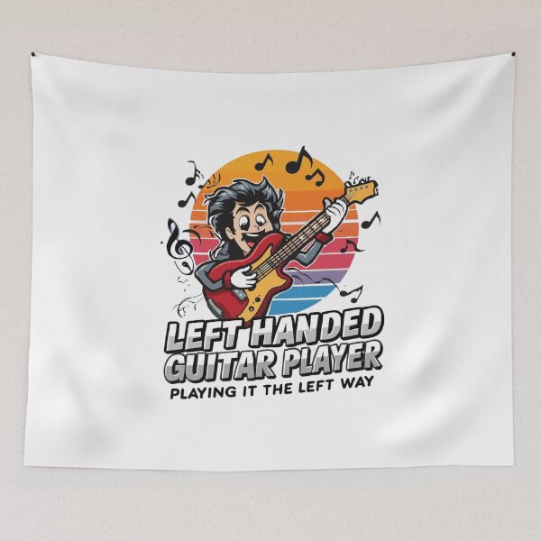 Item preview, Left Handed Guitar Player – Southpaw Strings Club designed and sold by KapiPrint.