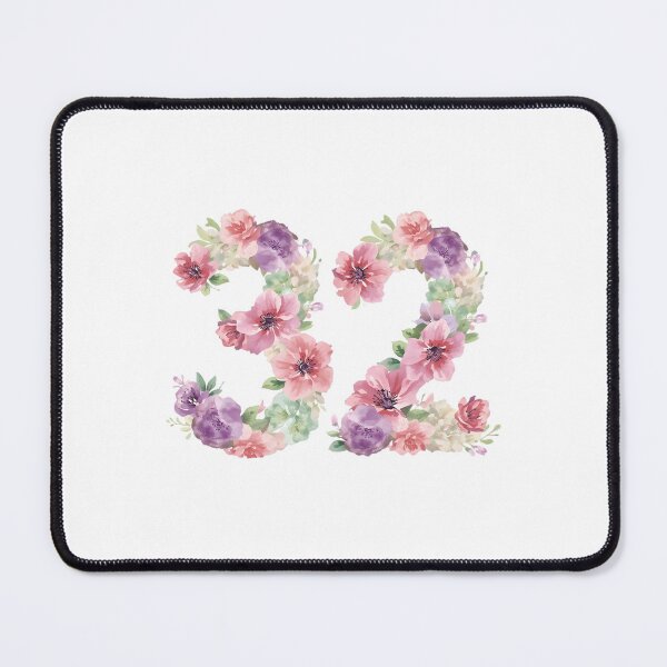 Item preview, 32nd birthday flowers  watercolor. designed and sold by uunaa.