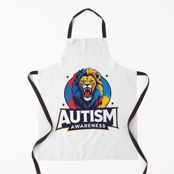 Item preview, Roaring Lion – Autism Awareness & Pride, Autism Dad Gift Design designed and sold by MindScience4You.