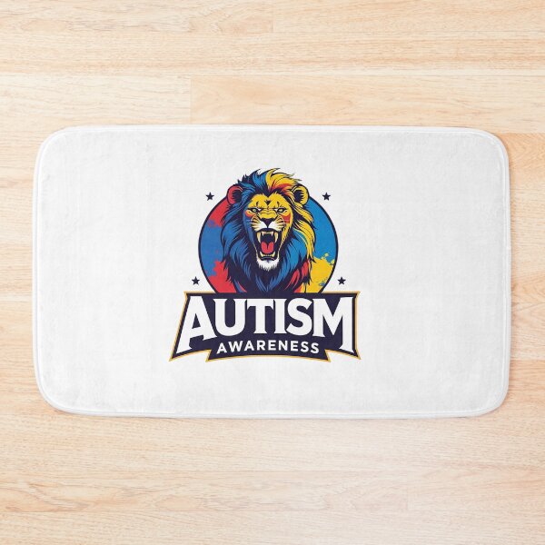 Item preview, Roaring Lion – Autism Awareness & Pride, Autism Dad Gift Design designed and sold by MindScience4You.