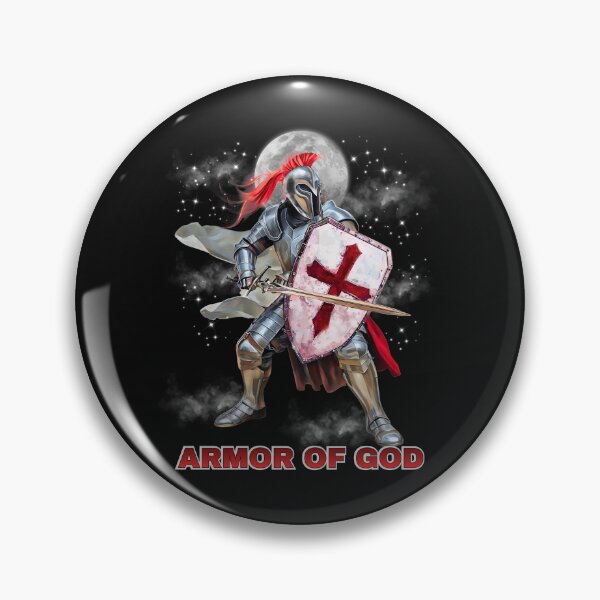 Item preview, Armor of God the Midnight Warrior designed and sold by Tripp Art Studio.