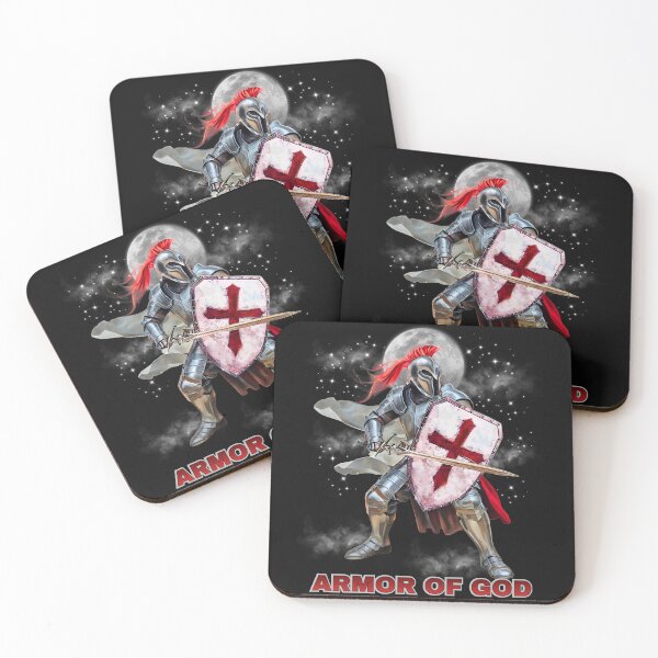 Item preview, Armor of God the Midnight Warrior designed and sold by Tripp Art Studio.