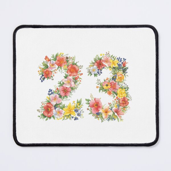Item preview, 23rd birthday flowers  watercolor. designed and sold by uunaa.