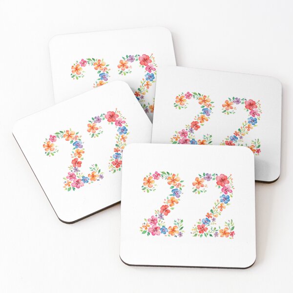 Item preview, 22nd birthday flowers  watercolor. designed and sold by uunaa.