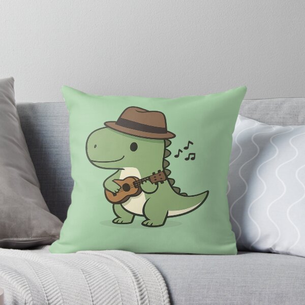 Item preview, Ukulele Dino – Fedora Hat Design designed and sold by Dogandesighn.