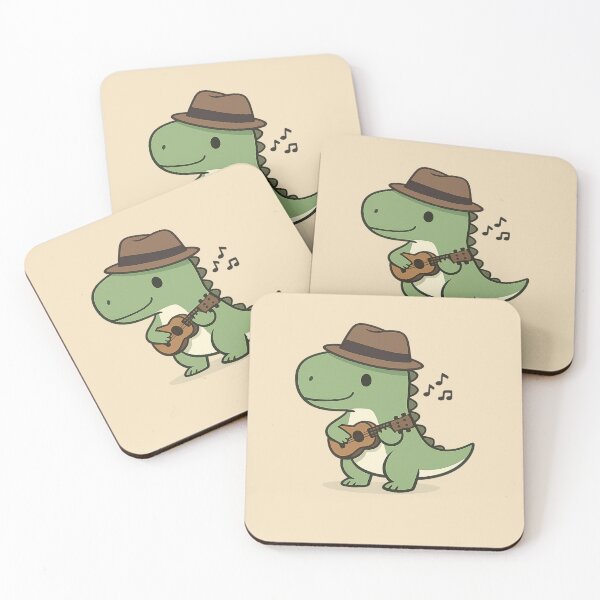 Item preview, Ukulele Dino – Fedora Hat Design designed and sold by Dogandesighn.