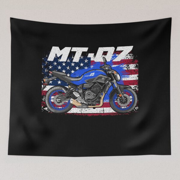 Item preview, MT-07 Patriotic USA Motorcycle Design designed and sold by FroggyBaBoy.