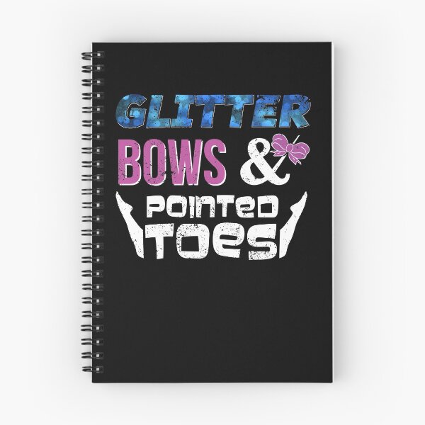 Item preview, Glitter Bows And Pointed Toes Gymnast Gymnastics designed and sold by shoppzee.