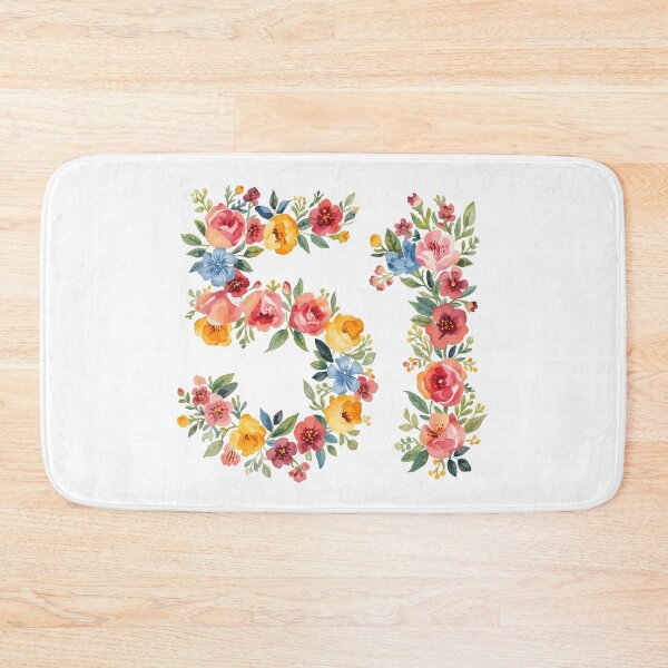 Item preview, 51st birthday flowers  watercolor. designed and sold by uunaa.