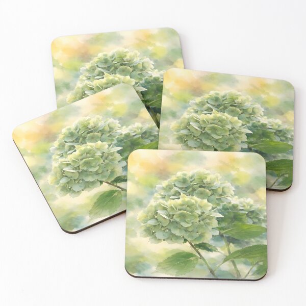 Item preview, Green Hydrangeas in Bloom designed and sold by cuprum.