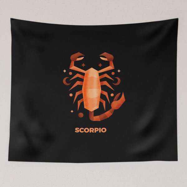 Item preview, Scorpio Zodiac Scorpion – Dark Astrology Sign Design | October November Birthday Gift | Intense Aesthetic designed and sold by amareshdas008.