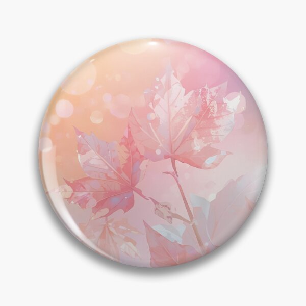 Item preview, Gentle pink magic leaves designed and sold by Branka.