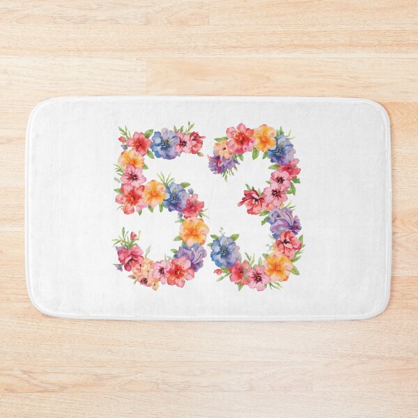 Item preview, 53rd birthday flowers  watercolor. designed and sold by uunaa.