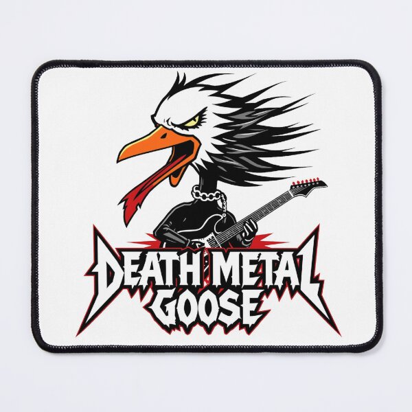 Item preview, Death Metal Goose - Heavy Metal Honk Art designed and sold by NexKris.