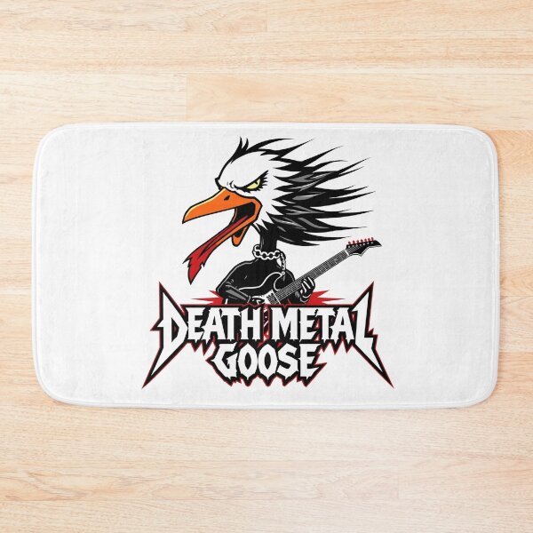 Item preview, Death Metal Goose - Heavy Metal Honk Art designed and sold by NexKris.