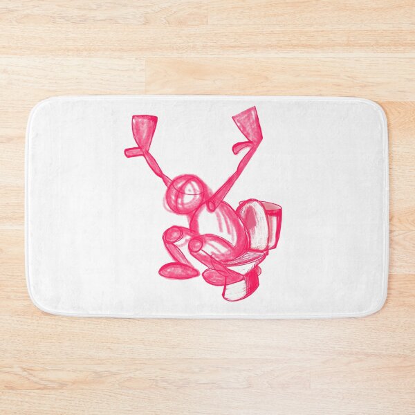 Item preview, Relatable Bathroom Moment Stick Figure Art designed and sold by Pryhozha.