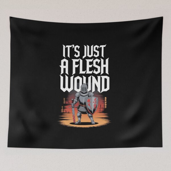 Item preview, Its just a flesh wound designed and sold by Dilwish5.