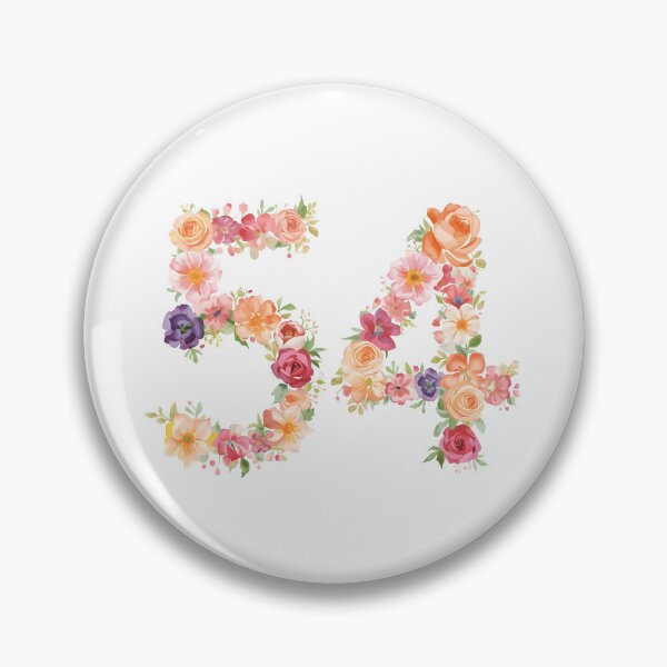 Item preview, 54th birthday flowers  watercolor. designed and sold by uunaa.
