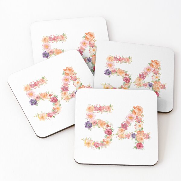 Item preview, 54th birthday flowers  watercolor. designed and sold by uunaa.