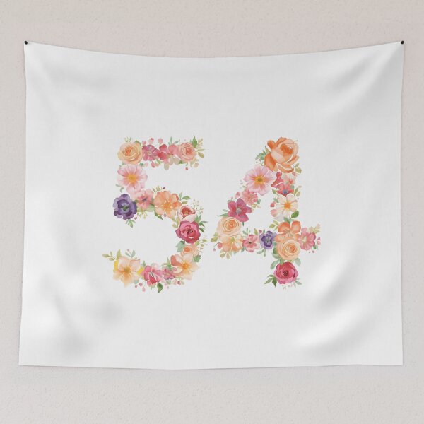 Item preview, 54th birthday flowers  watercolor. designed and sold by uunaa.