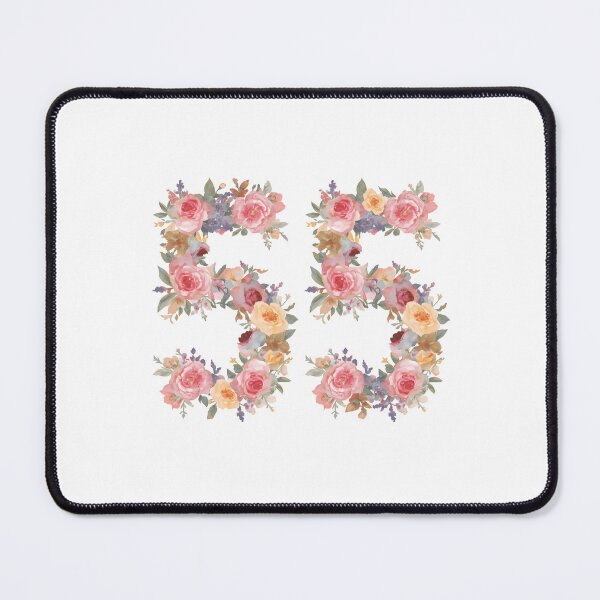 Item preview, 55th birthday flowers  watercolor. designed and sold by uunaa.