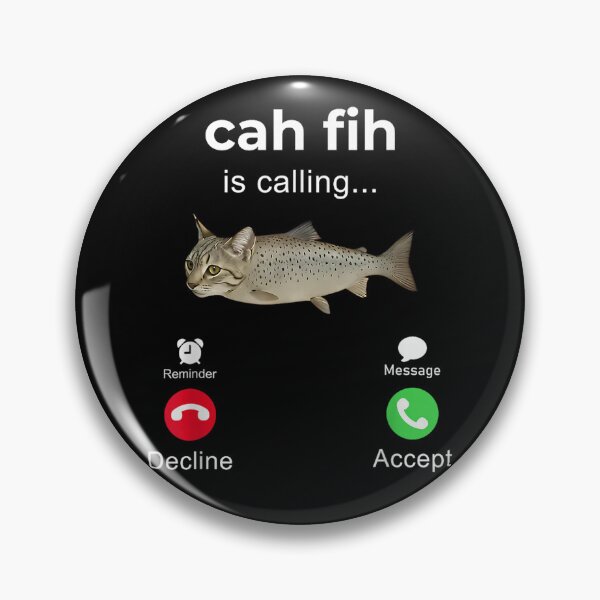 Item preview, cah fih Calling Remind me Message Decline Accept Phone Call designed and sold by Alluka Brand.