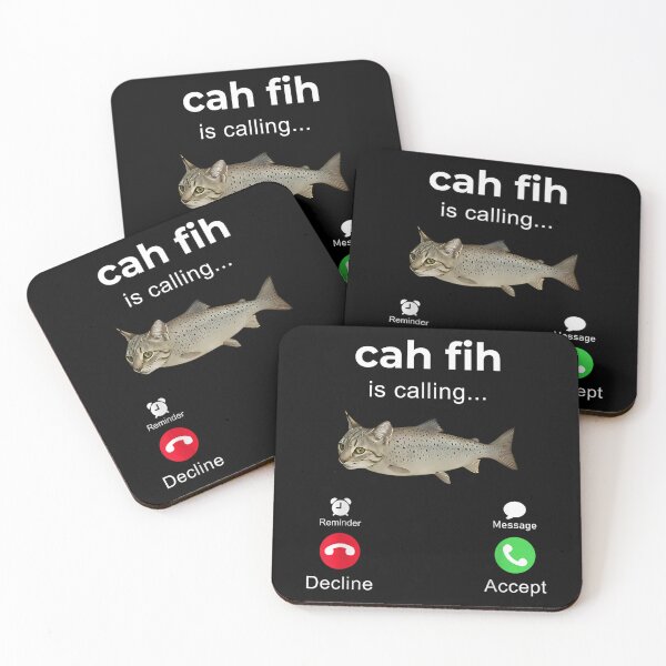 Item preview, cah fih Calling Remind me Message Decline Accept Phone Call designed and sold by Alluka Brand.