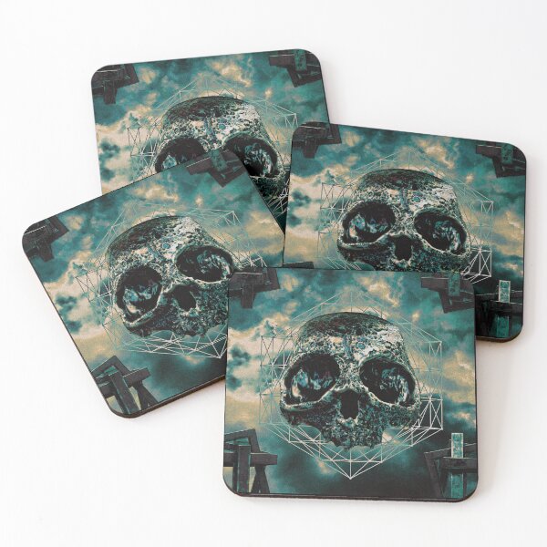 Item preview, Digital Collage - Geometric Decay Skull designed and sold by R-A Designs.