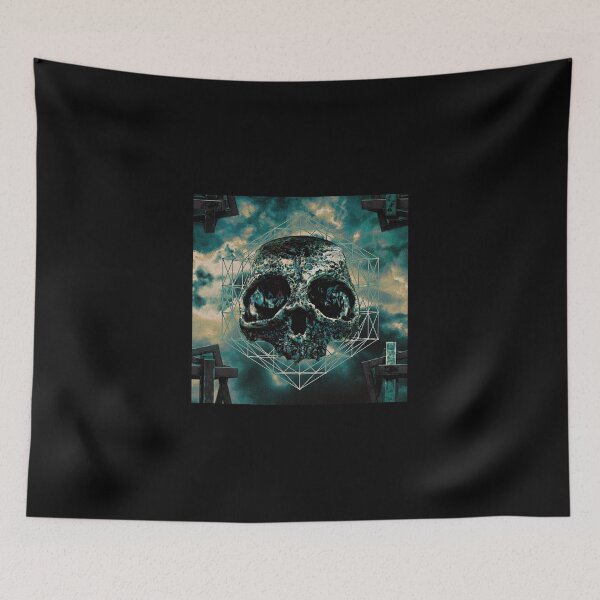 Item preview, Digital Collage - Geometric Decay Skull designed and sold by R-A Designs.