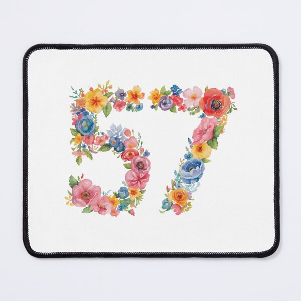 Item preview, 57th birthday flowers watercolor. designed and sold by uunaa.