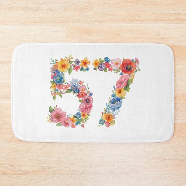Item preview, 57th birthday flowers  watercolor. designed and sold by uunaa.