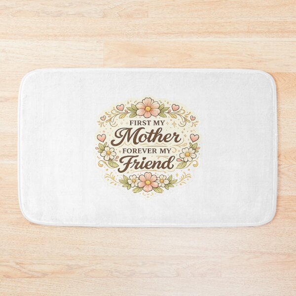 Item preview, First My Mother Forever My Friend Mother’s Day Design designed and sold by StyleLap.