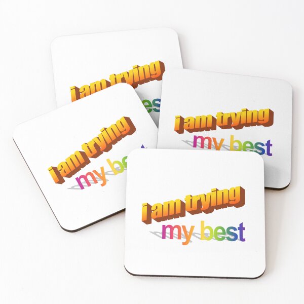 Item preview, i am trying my best Wordart designed and sold by WorddArtt.