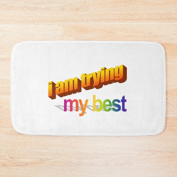 Item preview, i am trying my best Wordart designed and sold by WorddArtt.
