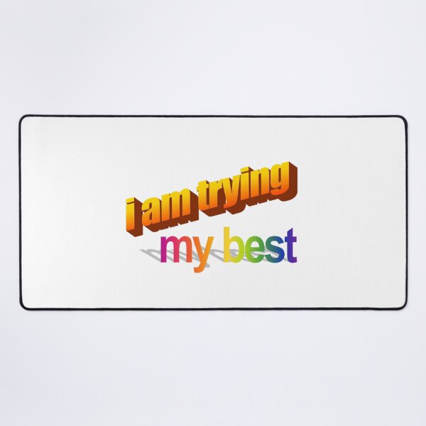 Item preview, i am trying my best Wordart designed and sold by WorddArtt.