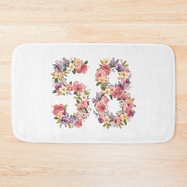 Item preview, 58th birthday flowers  watercolor. designed and sold by uunaa.